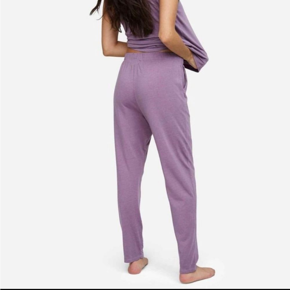 NWOT MATE the Label Organic Light Purple Tencel Sleep Pant women's sz XL